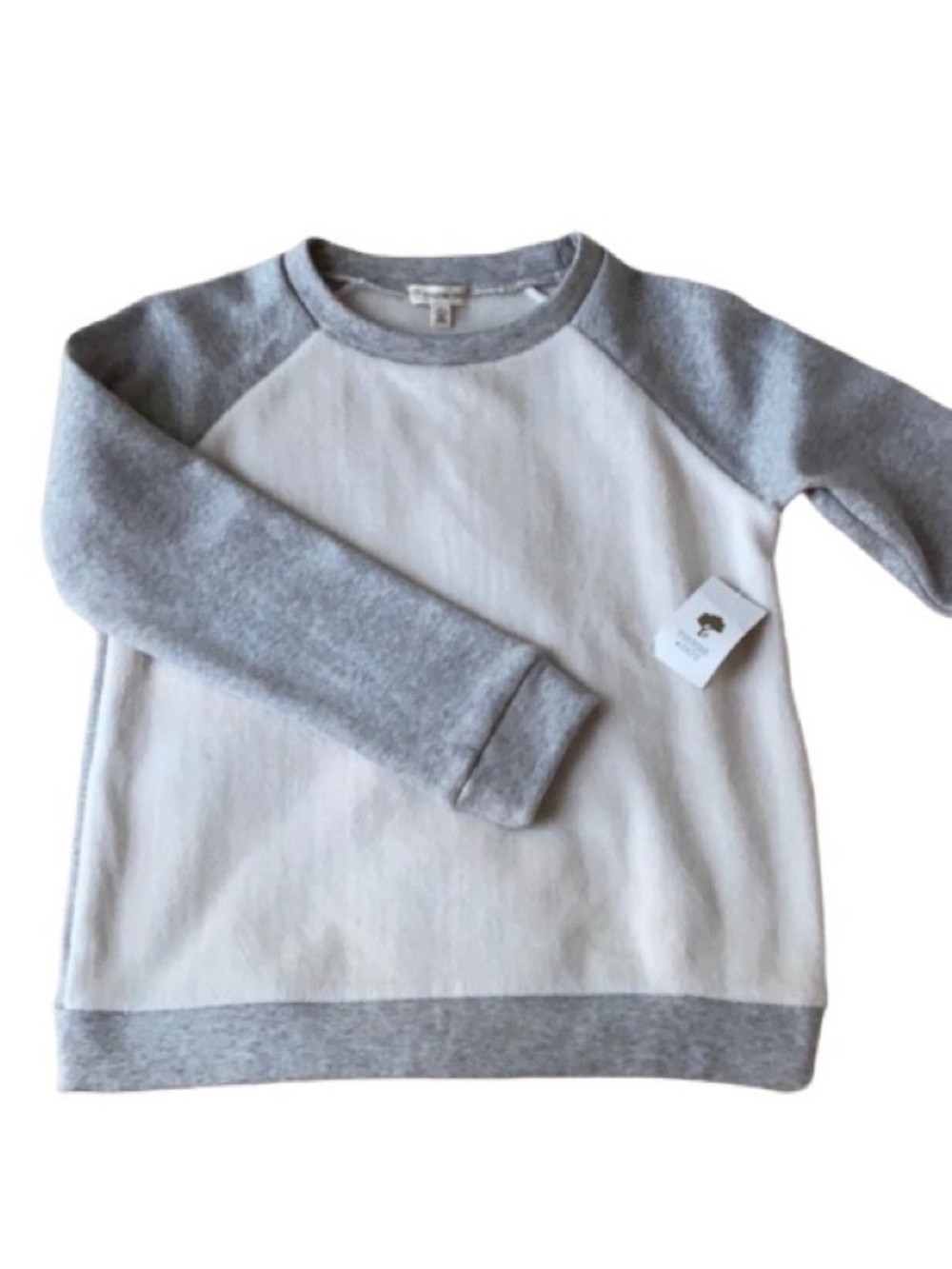 Tucker & Tate gray colorblock fleece sweatshirt XL